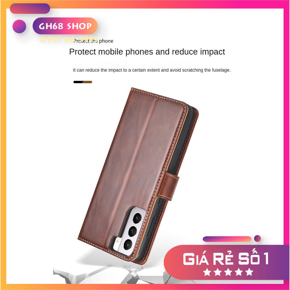 Bao da Puloka dạng ví cho Samsung S21 ,S 21 PLus, S21 Ultra