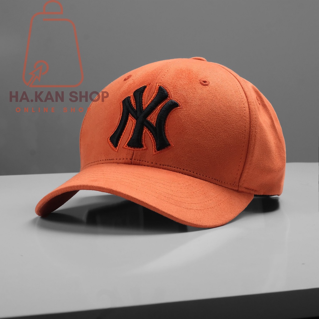 MŨ LƯỠI TRAI MLB NEWYORK SUEDE DA LỘN NEW 2022 4 MÀU CHUẨN STORE