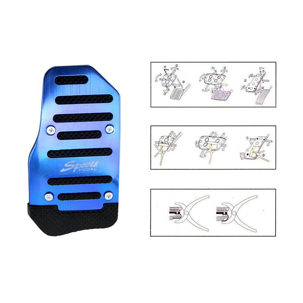 Set 2 Vỏ Bọc Bàn Đạp Phanh Tự Động Chống Trượt Cho Xe Hơi SHOUKEY