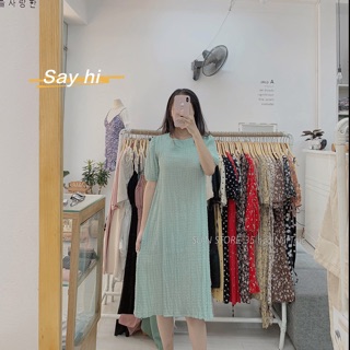 Váy liền dúm babydoll+suông