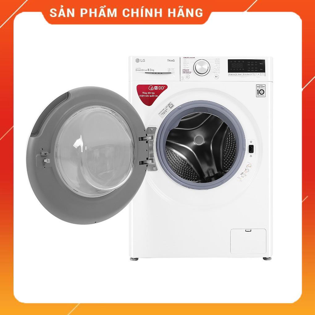 [Mã ELMS5TR giảm 5% đơn 5TR] [ VẬN CHUYỂN MIỄN PHÍ NỘI THÀNH HÀ NỘI ] Máy giặt LG Inverter 8.5 kg FV1408S4W Mới 2020