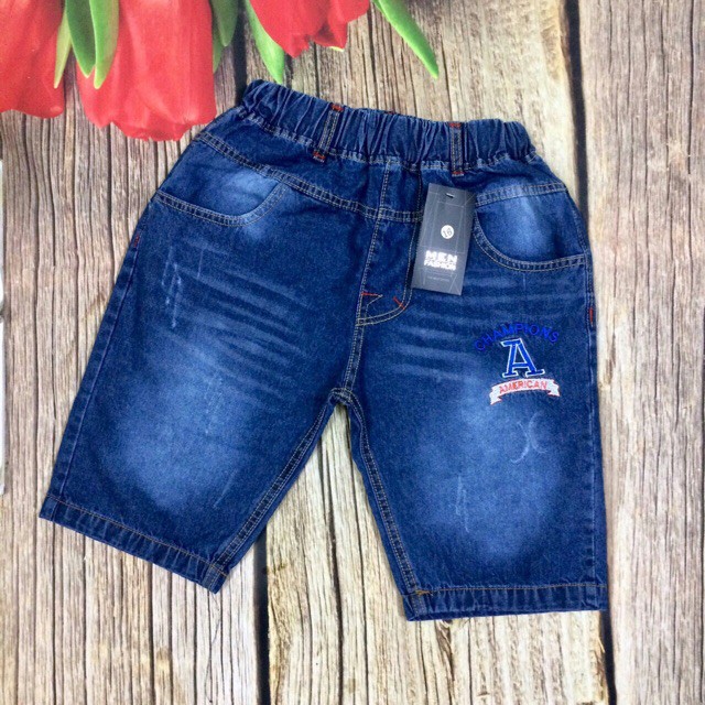 [BIG SALE] (30-55kg) Quần jean lửng size đại cồ cho bé trai