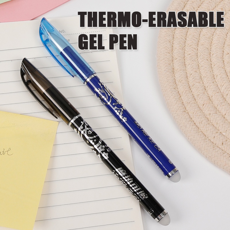 Bút Bi Mực Đen Ngòi 0.5mm Có Thể Tẩy Xóa Tiện Dụng Cho Học Sinh