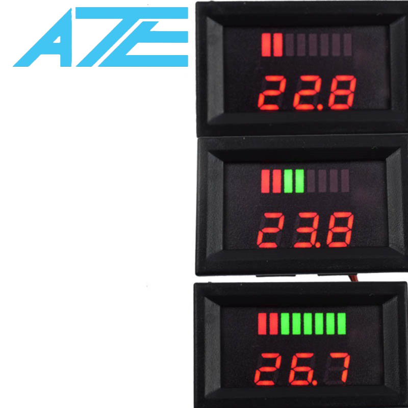 Đồng hồ led đo dung lương acquy 12 - 60V - 1B7