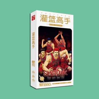 Hộp ảnh Postcard in hình Slam Dunk anime chibi manga quà tặng độc đáo dễ thương xinh xắn