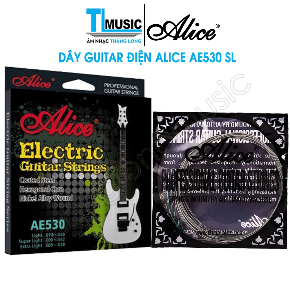 Bộ 6 Dây Đàn Guitar điện Alice AE530 SL (Sze 9)