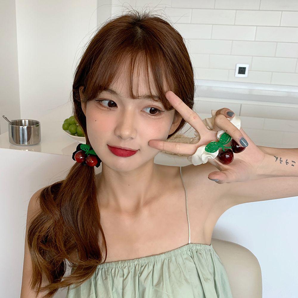 Dây Buộc Tóc Co Giãn Bằng Nhựa Resin Thời Trang Cho Nữ