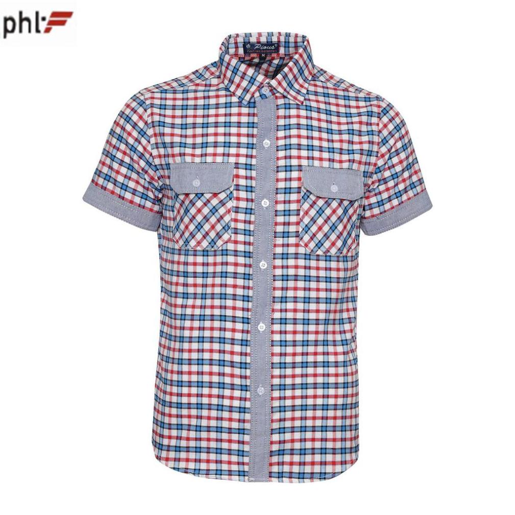 (Chính Hãng) Áo sơ mi nam caro body phối cao cấp FHL BD013 🔥🔥