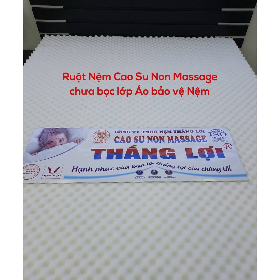 Nệm Cao Su Non Mat Xa Thắng Lợi Là Đệm Tổng Hợp Hàng Ngàn Lớp Nhú Massage Toàn Thân Khi Ngủ - Chăn Ga Gối Nệm Cao Cấp