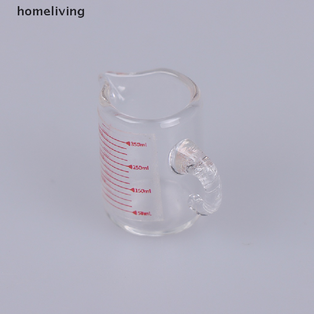 1 Cốc Đo Lường Bằng Thủy Tinh Cho Nhà Búp Bê Tỉ Lệ 1: 12