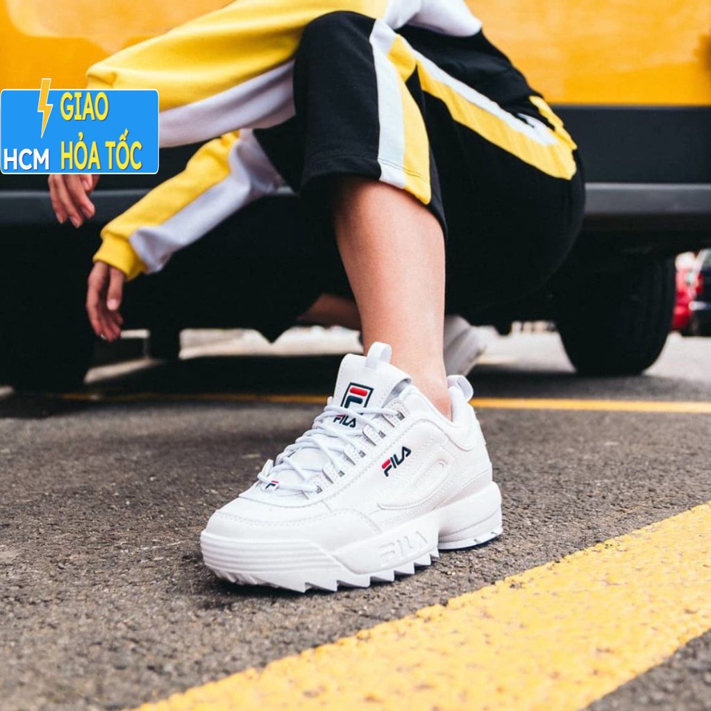 Giày FILA Chính Hãng 💙FREESHIP💙 Fila Disruptor 2 Hàn Quốc Chuẩn Auth - Giày Sneaker Thể Thao Nam Nữ - Simple Sneaker