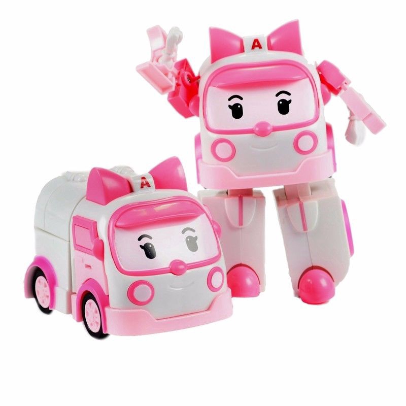 Mô hình robot đồ chơi biến hình trong phim hoạt hình " ROBOCAR  " dành cho các bé