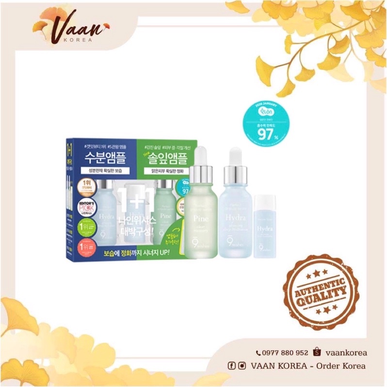 Set Serum dưỡng ẩm Hydra