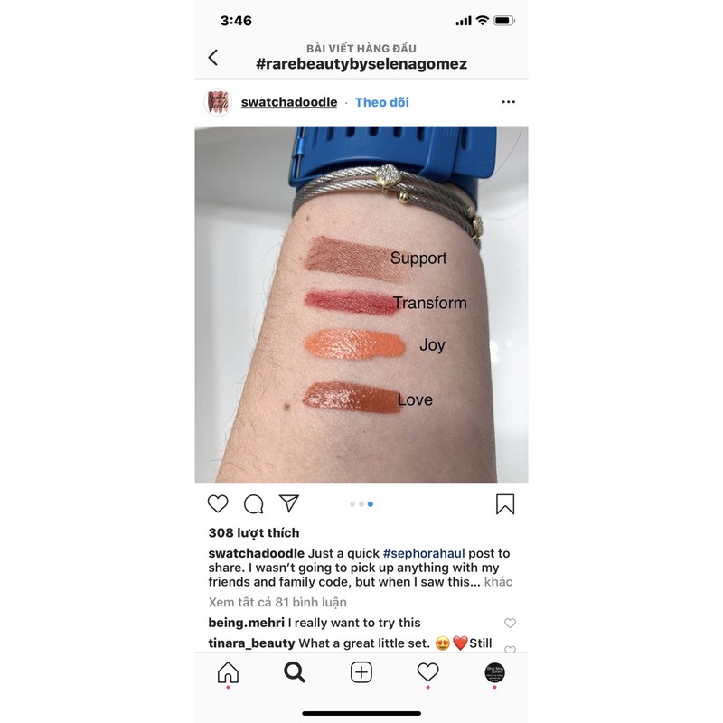 Set 4 món mini Rare Beauty (Best of Rare Beauty) | BigBuy360 - bigbuy360.vn