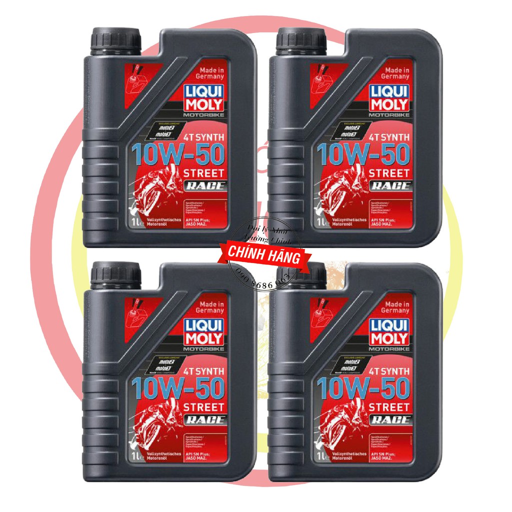 NHỚT LIQUI MOLY SYNTH 4T RACE 10W50 DÀNH CHO XE SỐ