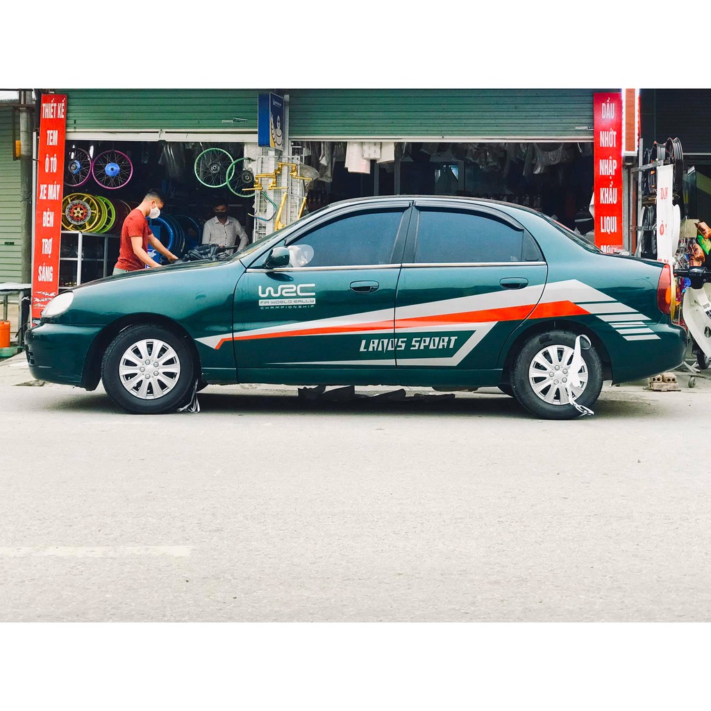 Tem Dán Xe Lanos Thể Thao