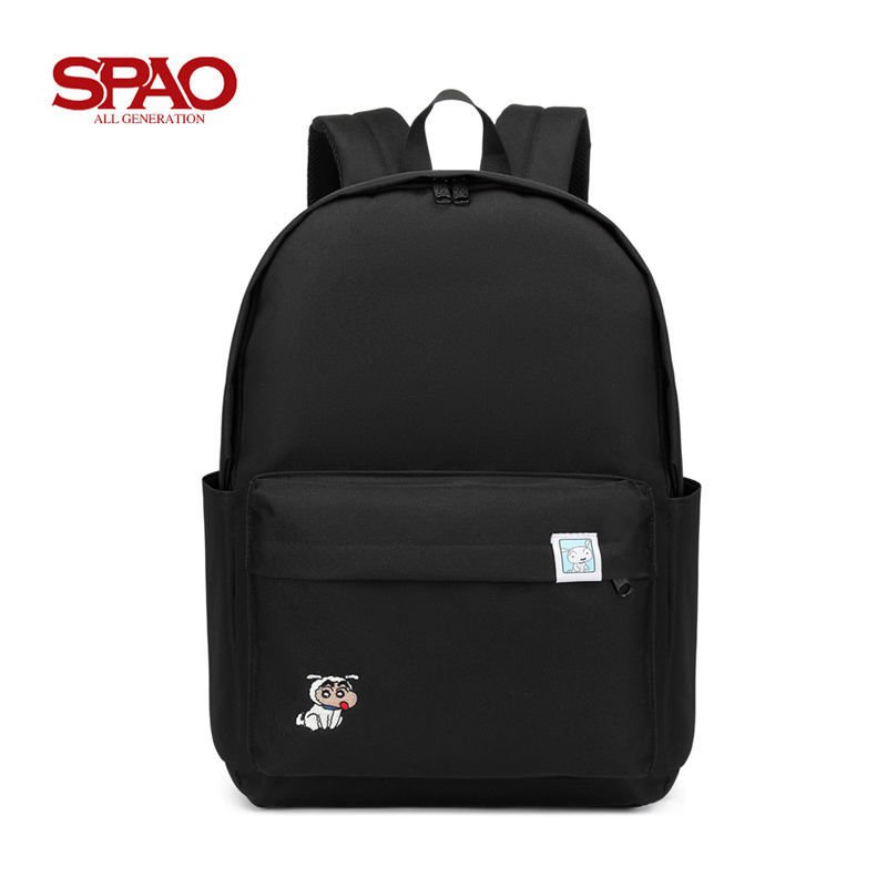SPAO Balo Đi Học 21 Năm Họa Tiết Cậu Bé Bút Chì Shin-Chan Dễ Thương Phong Cách Hàn Quốc Cho Học Sinh/Du Lịch