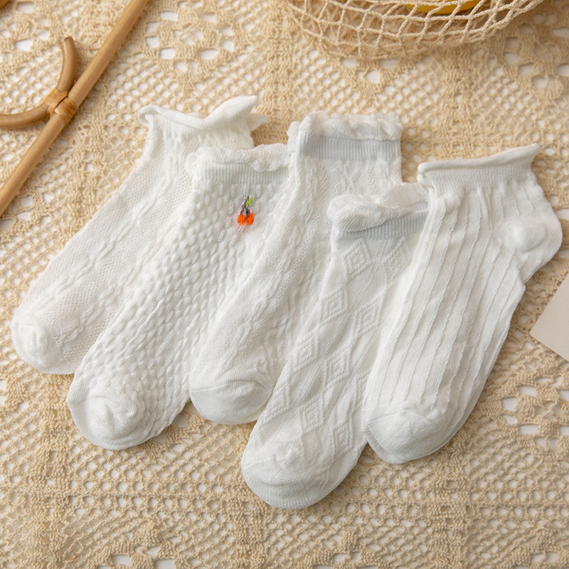 Vớ Ngắn Phối Ren Thời Trang Mùa Hè Cho Nữ