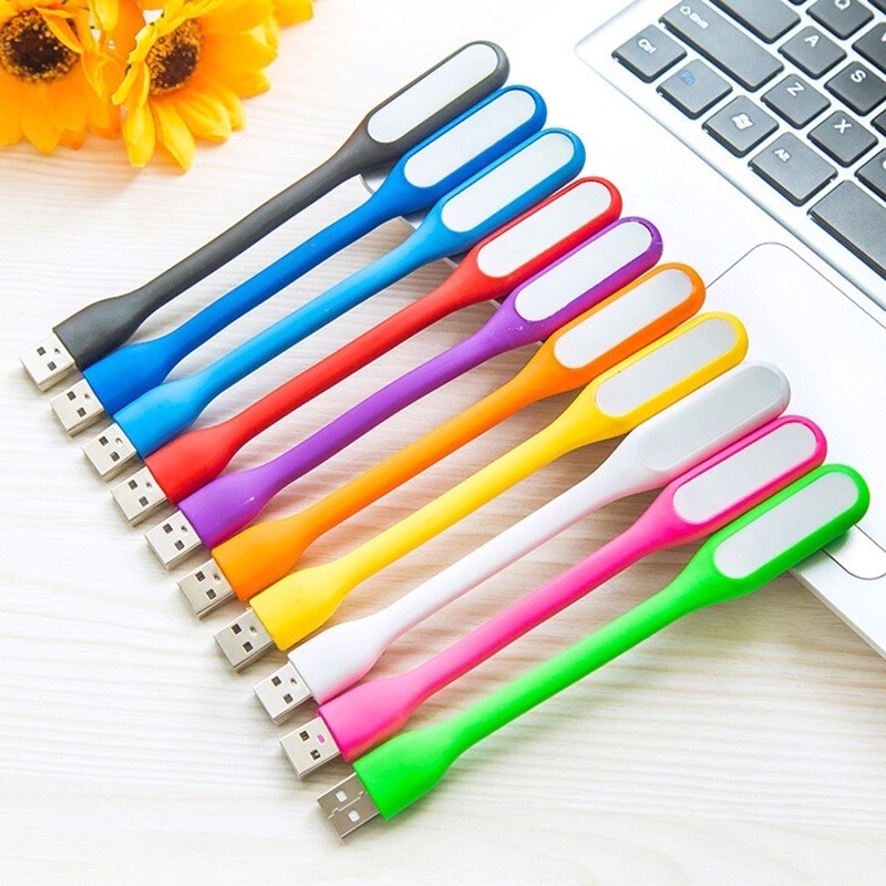 Đèn LED USB Dẻo Siêu Sáng Tiện Dụng Cắm Máy Tính Laptop Trợ Sáng, Sạc Dự Phòng Nhiều Màu Ánh Sáng Dịu Nhẹ
