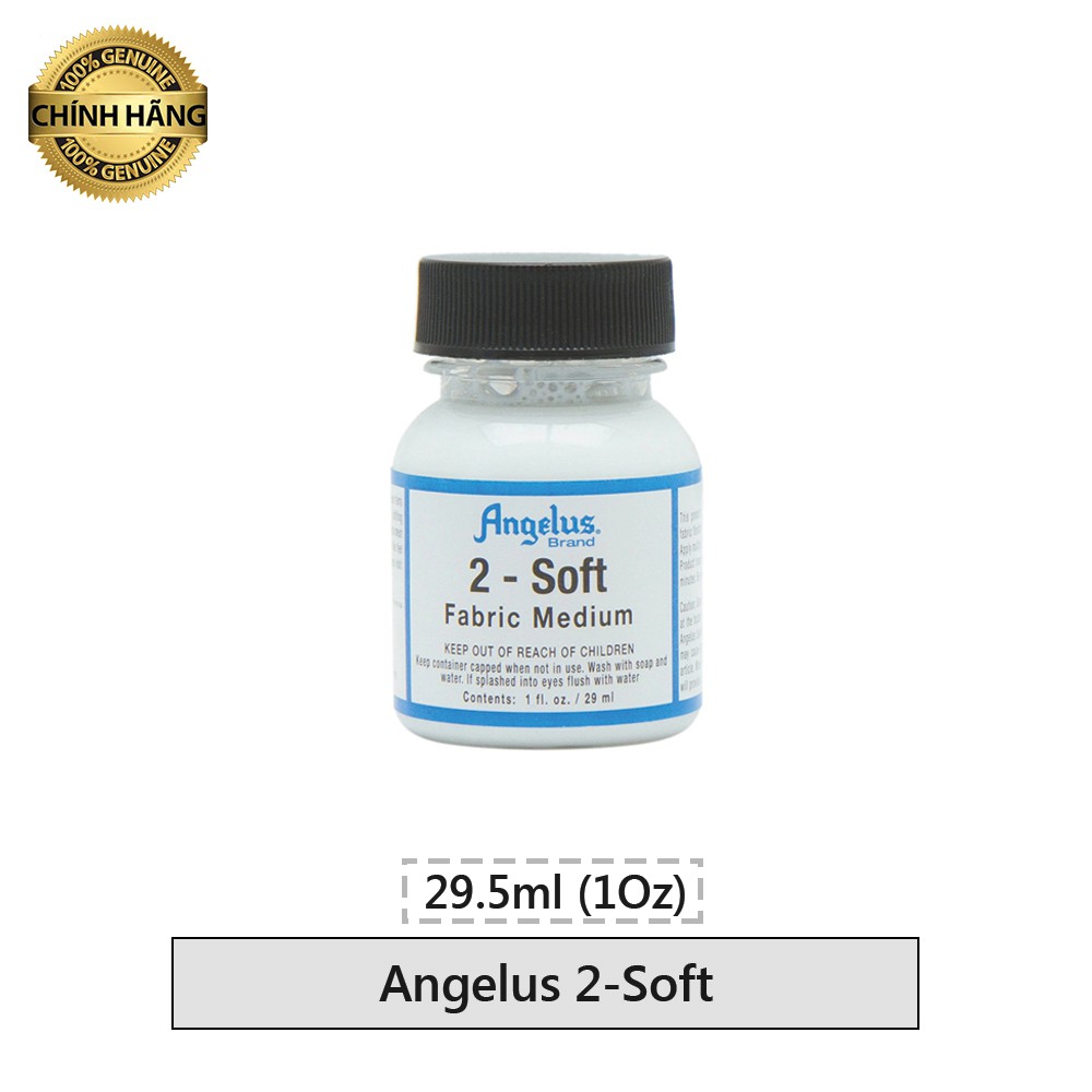 Dung môi pha màu Angelus 2-Soft (Vẽ bề mặt vải) – 29.5ml (1Oz)