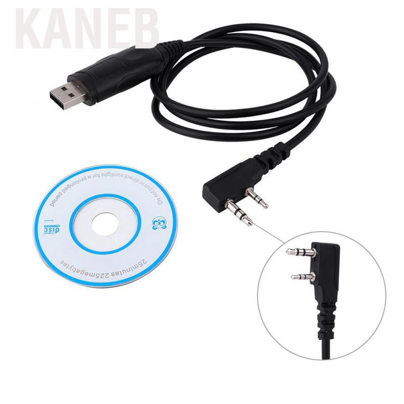 Dây cáp USB 1m cho bộ đàm Baofeng UV-5R 888S Kenwood 2 Pin