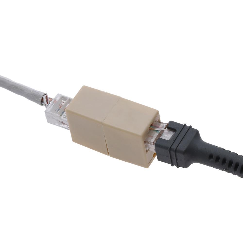 WTTLE Bộ 2 Đầu Nối Dây Cáp Mạng Ethernet Lan Chất Lượng Cao