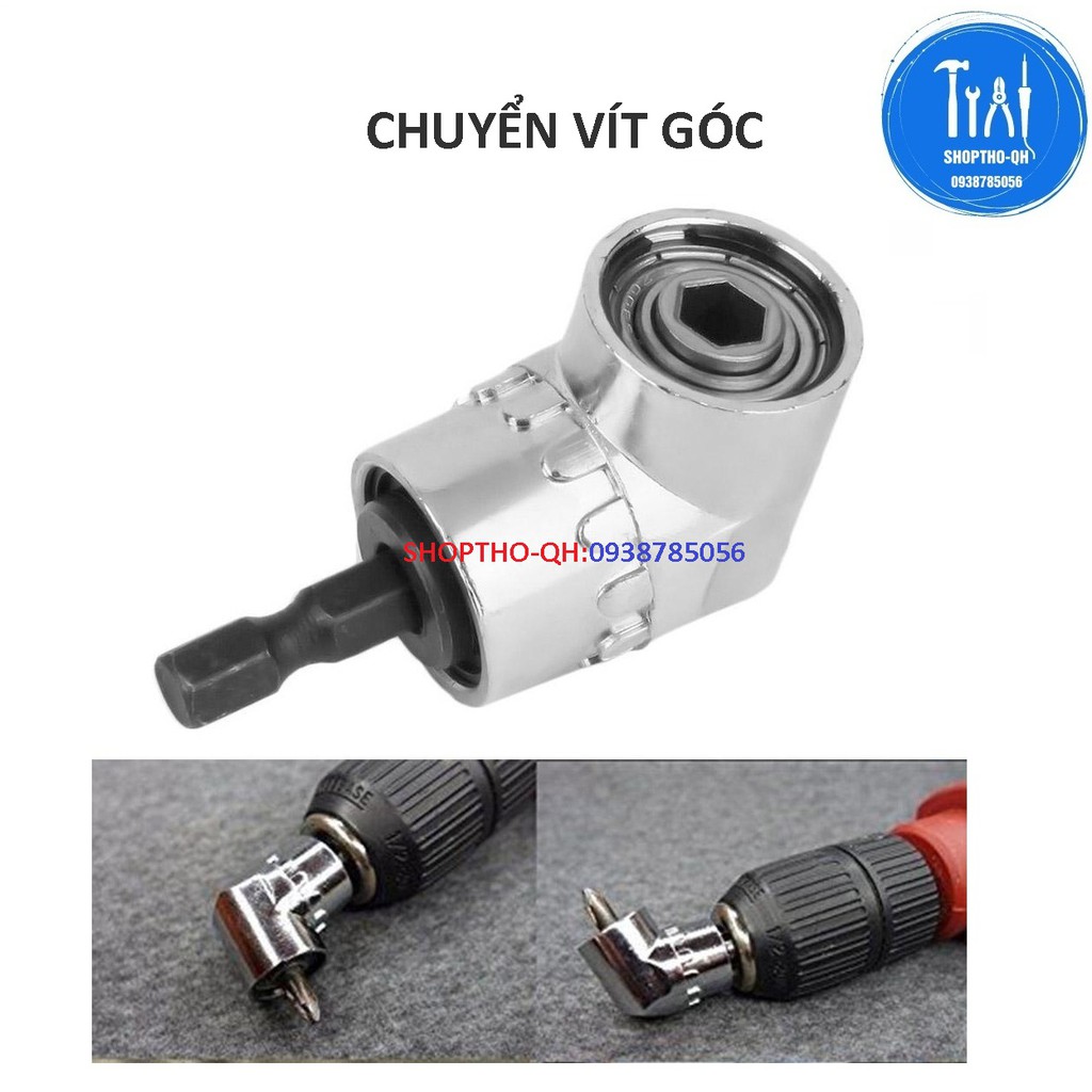 Đầu chuyển hướng khoan bắt vít 105 độ chân lục giác(LOẠI NGẮN)