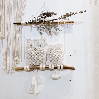 Cú treo macrame may mắn