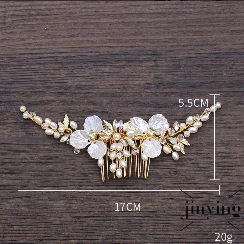 GETNOIVAS Lược cài tóc đính đá thời trang cho cô dâu