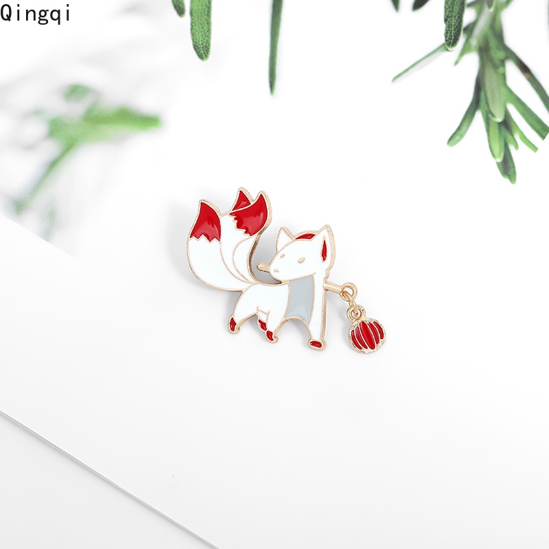 Ghim cài áo Miss Zoe hình cáo chín đuôi thời trang cá tính