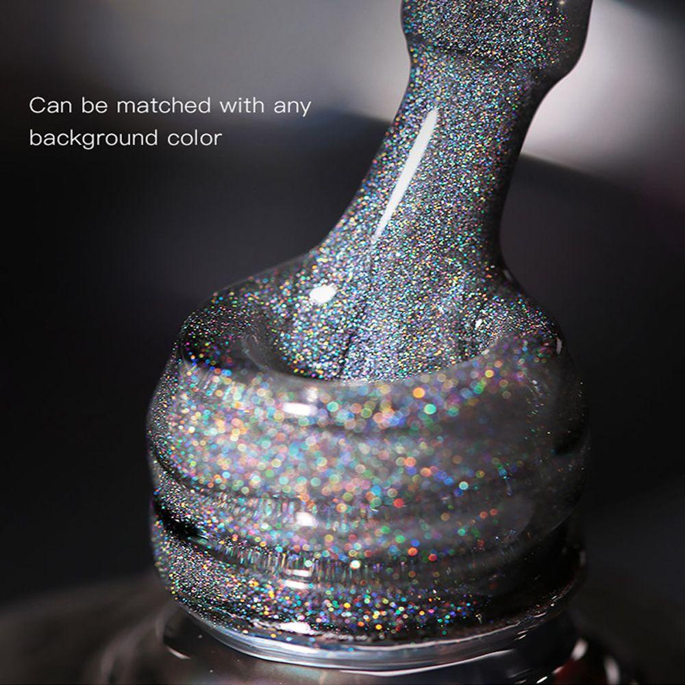 Sơn Móng Tay Dạng Lỏng 15ML Màu Cầu Vồng Bóng Bẩy Lâu Trôi