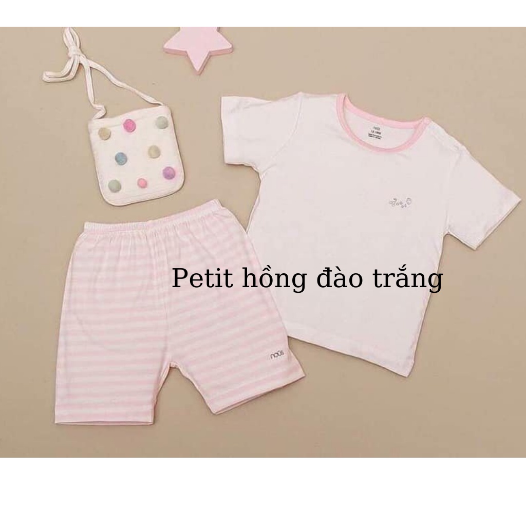 [NOUS CHÍNH HÃNG SALE] 💕𝑭𝑹𝑬𝑬𝑺𝑯𝑰𝑷💕 Bộ Nous cộc tay Petit/Air/Doux Nous cho bé Size 6-9m đến 18-24m- Bộ Nu sát nách mặc hè