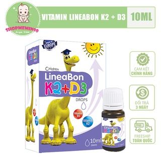 LineaBon K2+D3 - Bổ sung vitamin K2, D3. Tăng cường hấp thu canxi tối đa (Lọ 10ml)