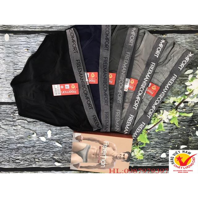 Quần lót nam Freeman - MS6046 - giá tem cty 65k -bán lẻ 44k -MS:6046cotton 4 chiều