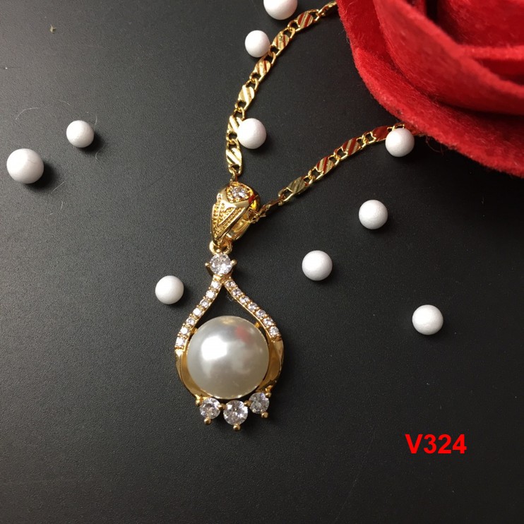 Dây chuyền Nữ, Vòng Cổ Ngọc V548 NaMoo Jewelry