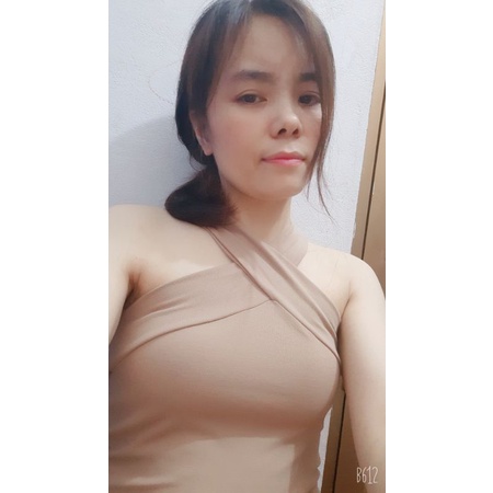 HOT HIT - Áo yếm cổ chéo, áo quai chéo, chất zip cao cấp siêu mát không dão xù