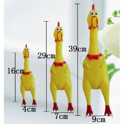  [Nhập mã TOYMAY15 giảm 15K] Đồ chơi gà bóp kêu/ gà bất tử/ Shrilling chicken  N[PD]