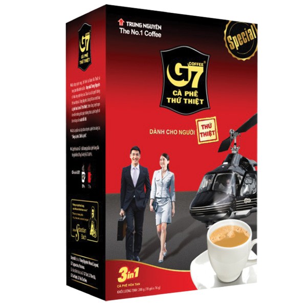 FREE SHIP 99k - Sỉ 12 hộp Cà phê Trung Nguyên G7 3in1 18 gói( Cafe G7)