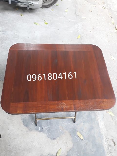 Bàn cafe gấp gỗ 60 x 40 x 50