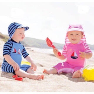 Áo bơi liền con thuyền cho bé trai bé gái 2-7 tuổi
