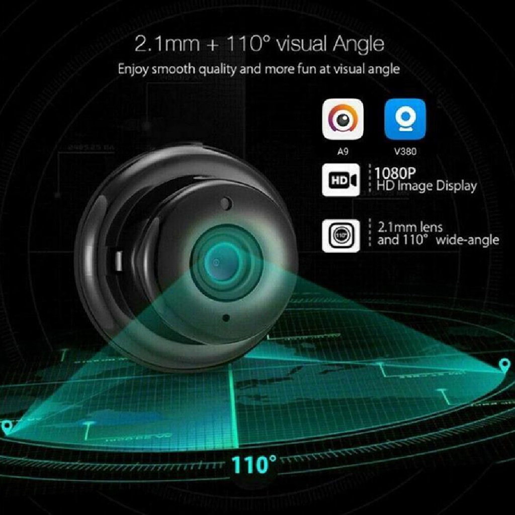 Camera mini không dây 1080P kết nối wifi có chế độ nhìn ban đêm
 | BigBuy360 - bigbuy360.vn