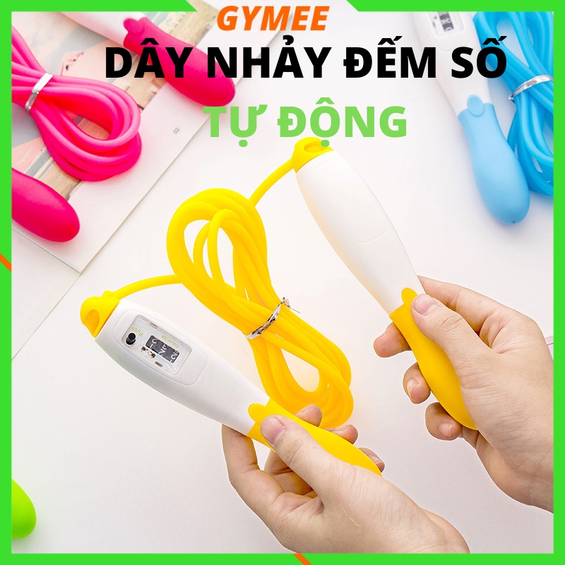 Dây Nhảy Đếm Vòng Tự Động Dây Nhảy Đếm Số Tập Luyện Thể Lực Tại Nhà Có Tay Cầm Chống Trượt Tiện Lợi Siêu Bền Đẹp