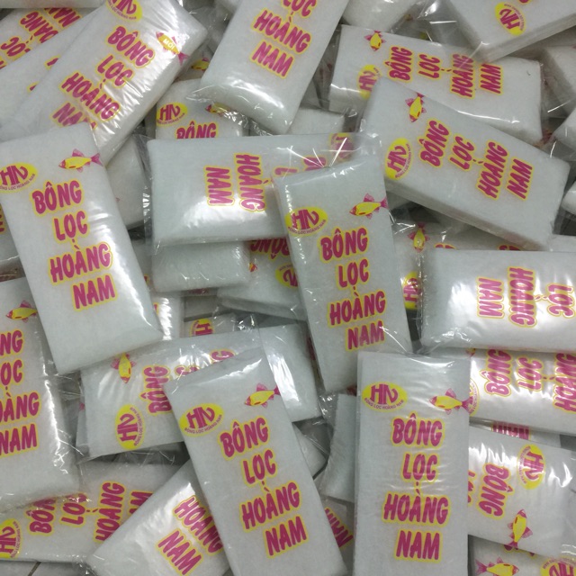 Bông Lọc Miếng Hoàng Nam- Vật Liệu Lọc Nước