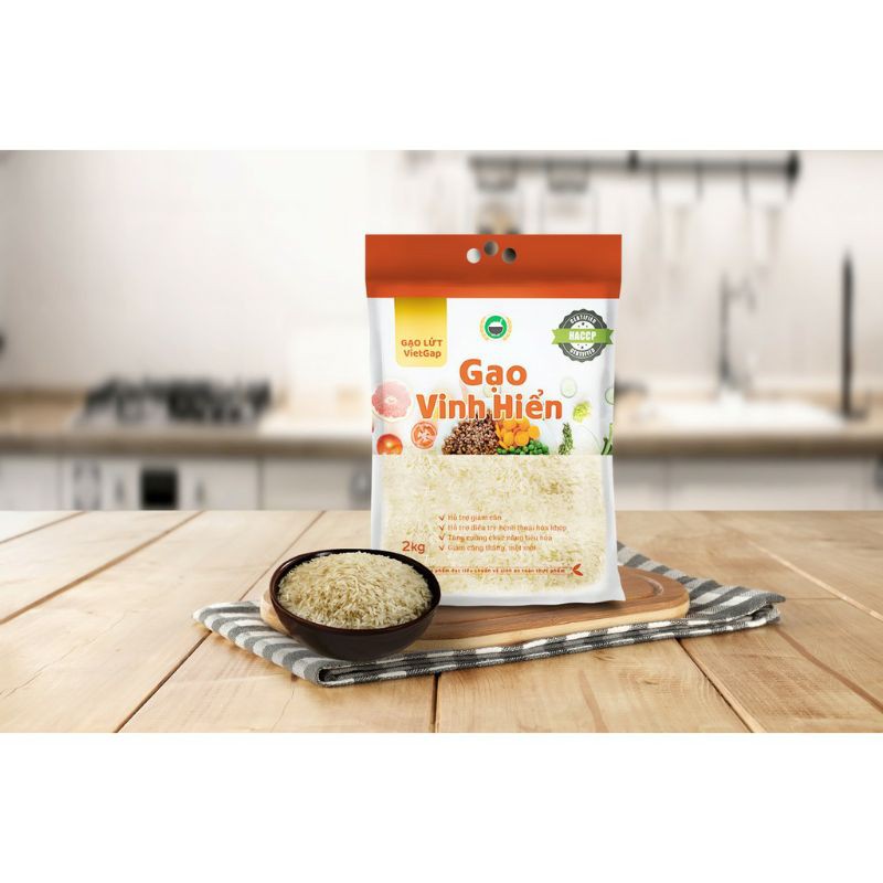Gạo Lứt ViêtGap túi 2kg