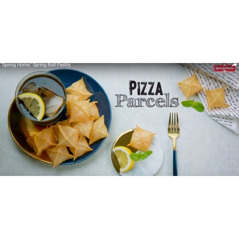 Thùng 20 Bịch Bánh Tráng Chả Giò Spring Home Tyj Spring Roll Pastry 550gr/ 19cm/ 7.5" - Singapore