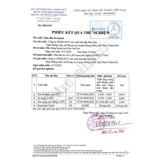 TINH DẦU SẢ CHANH 100 ML