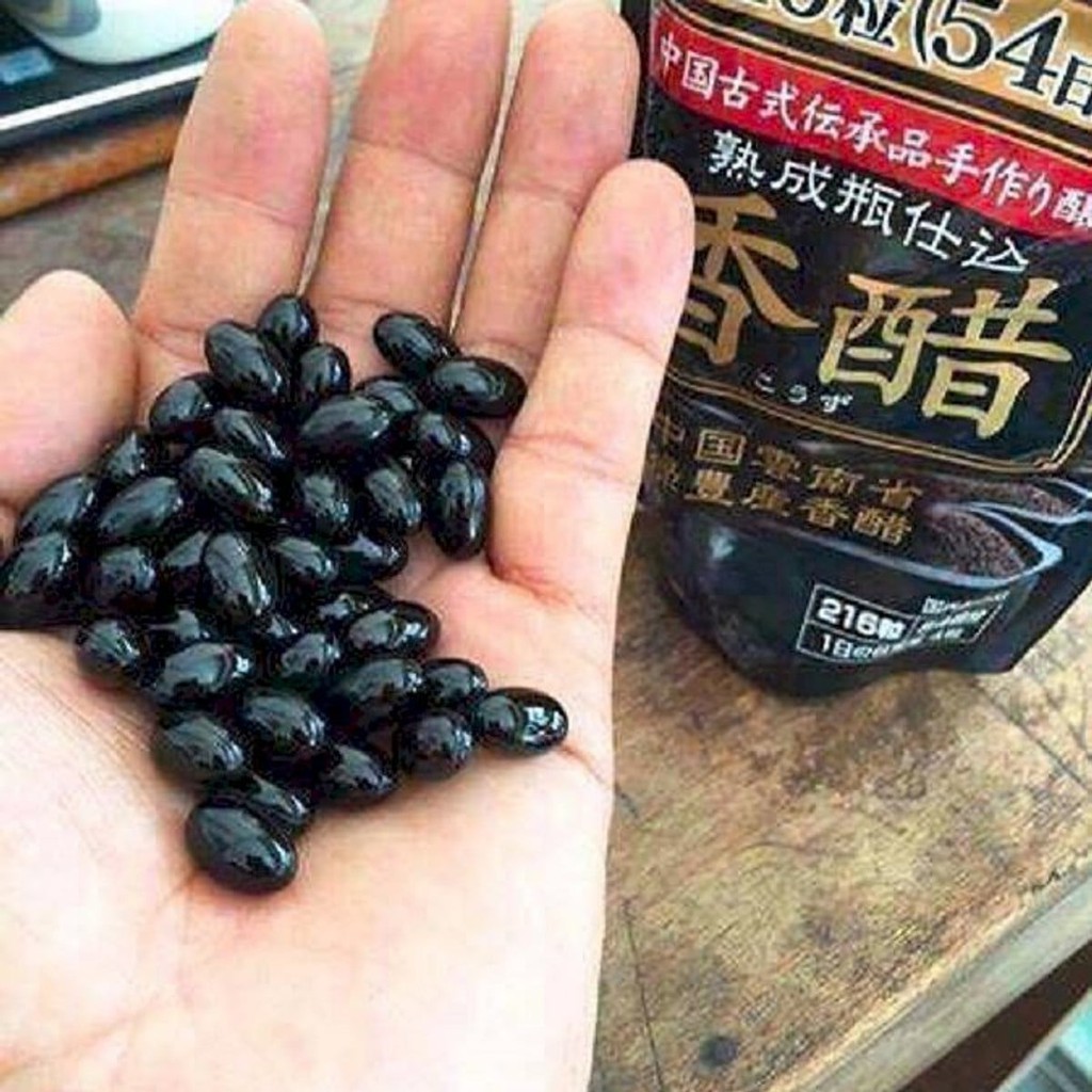 Viên ORIHIRO KOZU Capsule giấm đen Orihiro Nhật Bản túi 216 viên