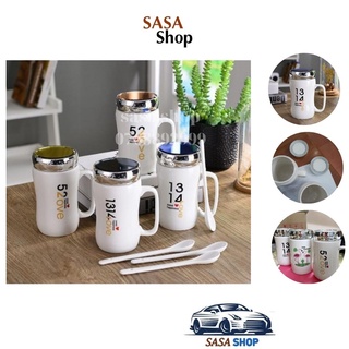 Cốc sứ nắp gương có quai nhiều hình