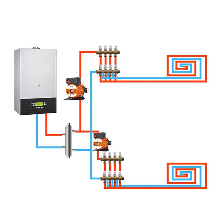 Máy Bơm Tăng Áp 100W - kèm rơle tự ngắt-trợ lực nước nóng, máy giặt