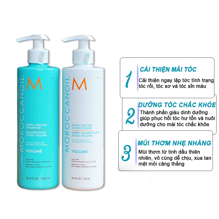 MOROCCANOIL - DẦU GỘI XẢ PHỤC HỒI ĐỘ ẨM REPAIR 500ML CHÍNH HÃNG LAMYRA